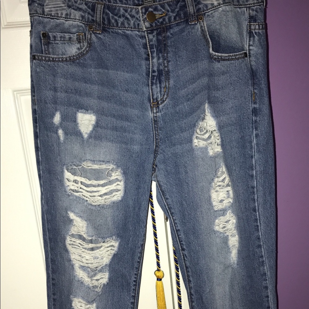 Denim Boyfriend Jeans